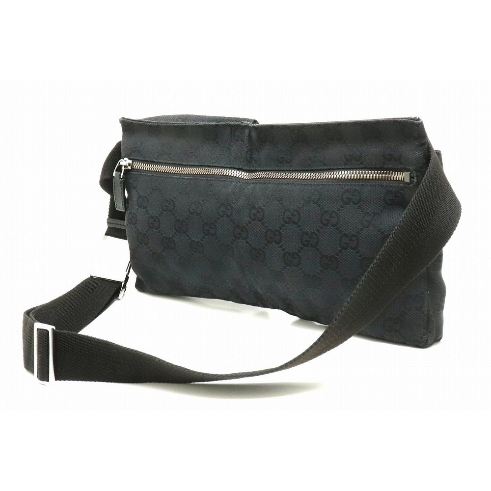Gucci Black Pouch Waist GG